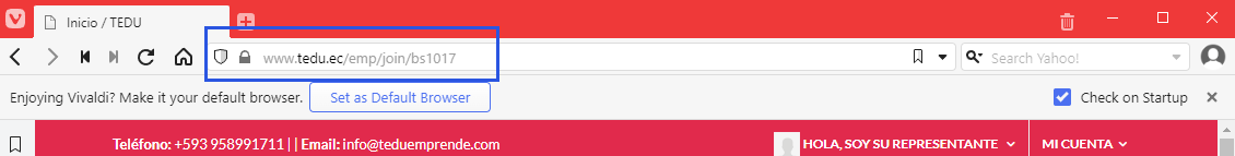 Link de Patrocinador