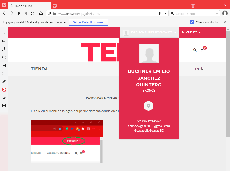 Sitio de Patrocinador